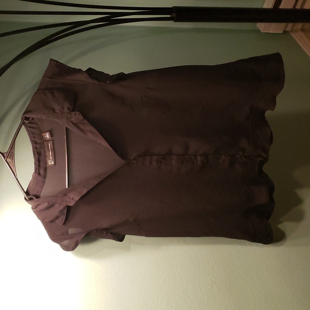 New York & Co Black Sleeveless Top